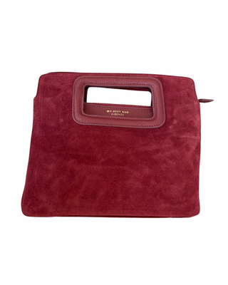 Rubino Suede Clutch Bag