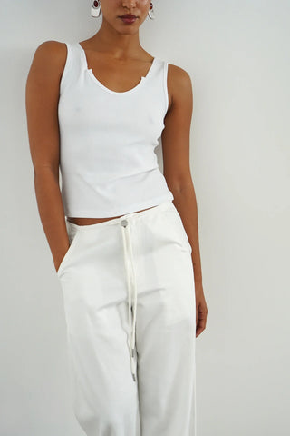 RUBEN RIB TANK WHITE