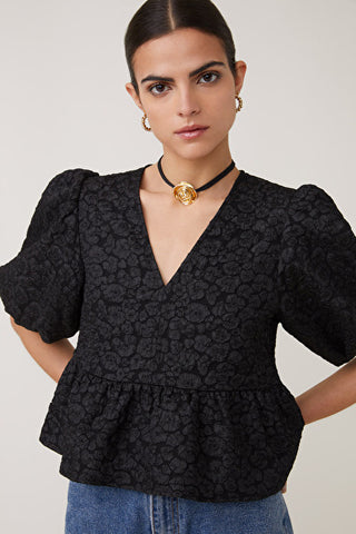 LUPE BLOUSE BLACK