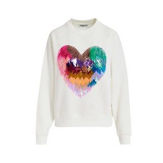 SEQUIN EMBROIDERED SWEATSHIRT