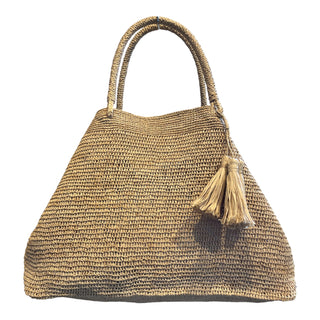NATURAL RAFFIA BAG