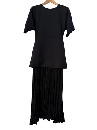 ASYMMETRICAL MIDI DRESS