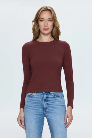 BAILEY LONG SLEEVE CREWNECK TOP Terra