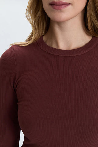 BAILEY LONG SLEEVE CREWNECK TOP Terra