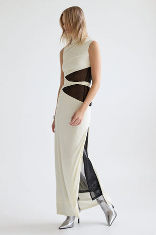 INTERWEAVE DRAPE MAXI