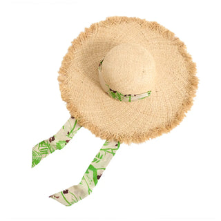 Coco Dream Straw Hat with Ribbon Tie