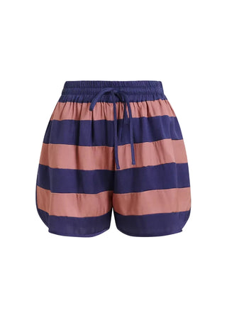 JALANA STRIPED MINI SHORTS
