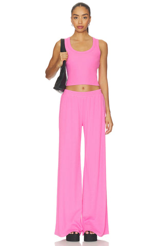 BASE RIB PANT AURORA PINK