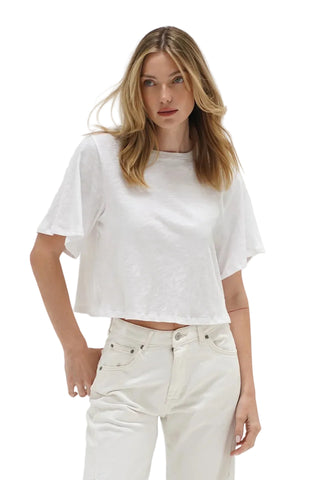 WILLA SLUB TEE WHITE