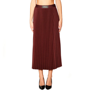 WOOL PLISSE SKIRT