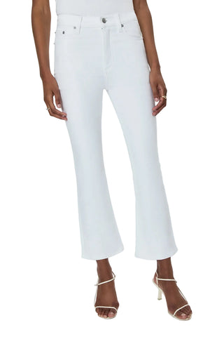LENNON HIGH RISE CROP BOOT VIVID WHITE