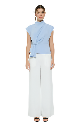 DRAPED BLOUSE