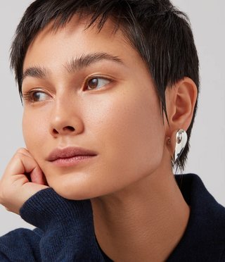 ART HEART PUFF EARRINGS