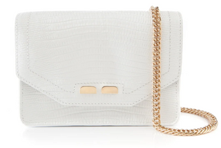 SAMUEL BAG in WHITE LIZARD