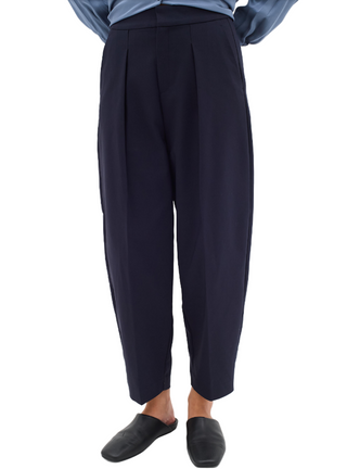 ZELLA BARREL PANT NAVY