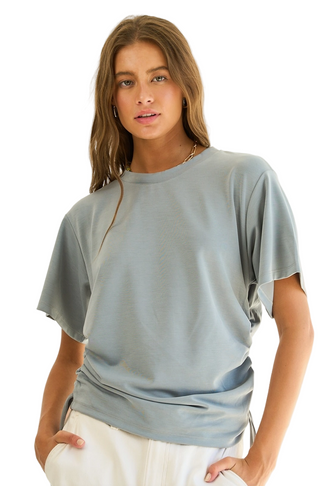 SIDE RUCHED TOP