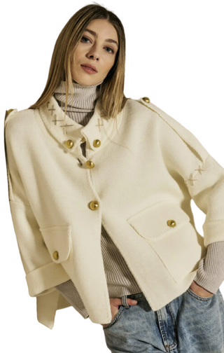 STITCHING POCKET KNIT