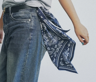 PAISLEY SILK BANDANA