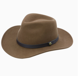 Sherpa Wool Felt Crushable Packable Fedora Hat