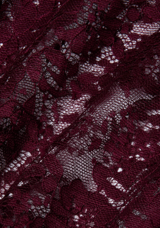 MAKENA LACE PENCIL SKIRT DARK PORT