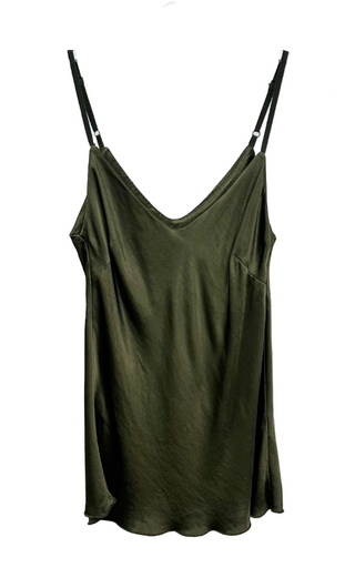 ADJUSTABLE SILKY TANK ARMY GREEN