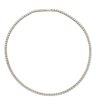 ROUND CUT TENNIS NECKLACE