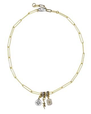LINKED CHARM NECKLACE