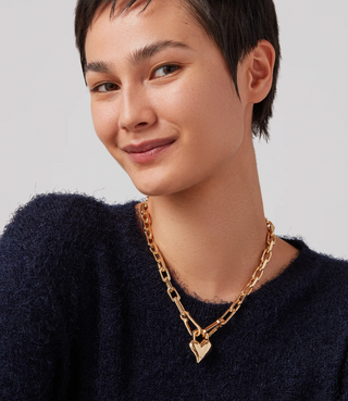 PADLOCK HEART NECKLACE