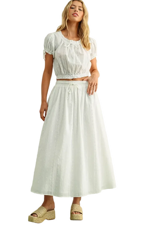 EMBROIDERY FULL SKIRT