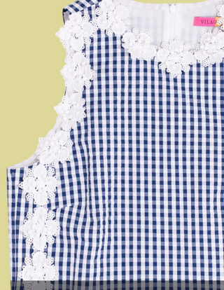 VICHY GINGHAM TOP