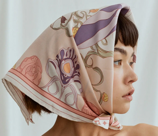"the Dreamer" Bandana Silk Scarf