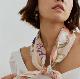 "the Dreamer" Bandana Silk Scarf