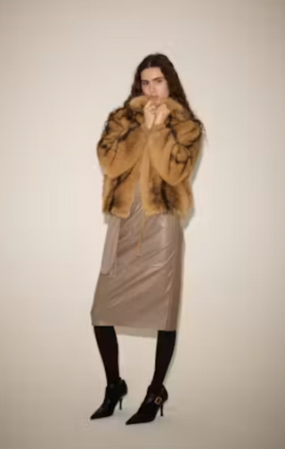 BROWN FOXY JACKET