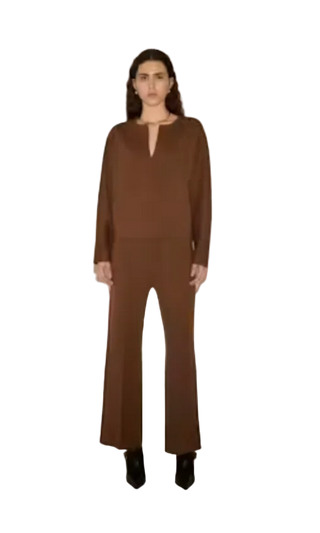 TAN KNIT PANTS