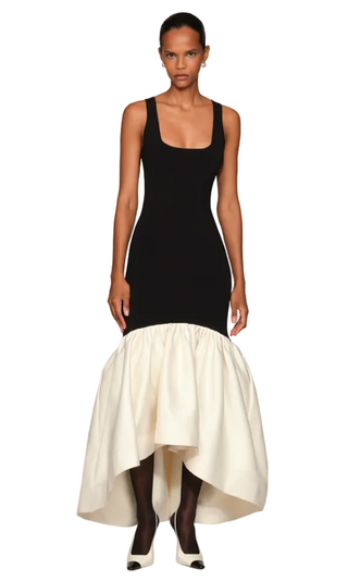 ISABELL KNIT COMBO DRESS