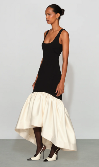 ISABELL KNIT COMBO DRESS