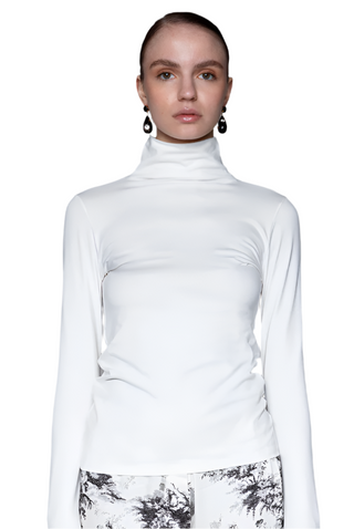 FITTED TURTLENECK TOP