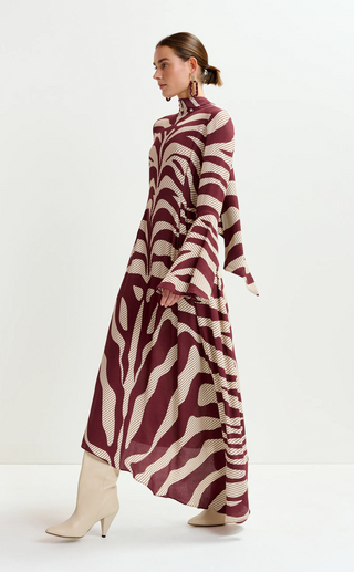 ISTRIPE ASYMMETRIC DRESS