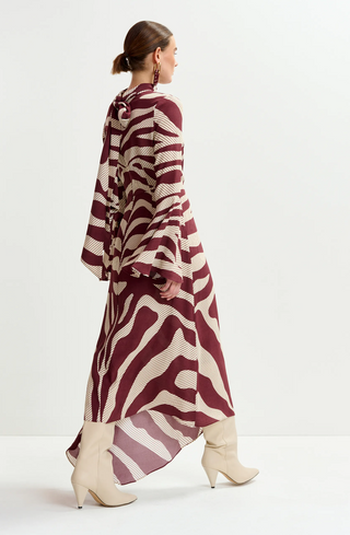 ISTRIPE ASYMMETRIC DRESS