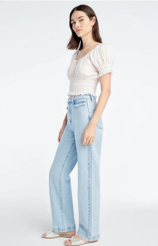 Kelly High Rise Straight Trouser