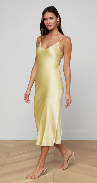 SERIDIE SILK SLIP DRESS