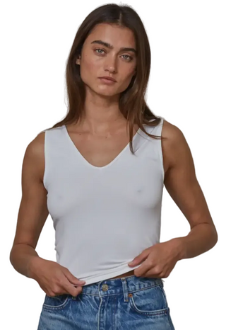 Seamless Reverse U Neck Tank