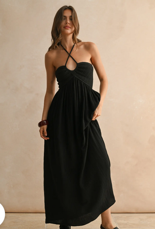 Gauze Crochet Dress
