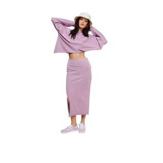 Purple Skirt Set