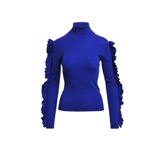 KITTY PULLOVER WITH FRILLS