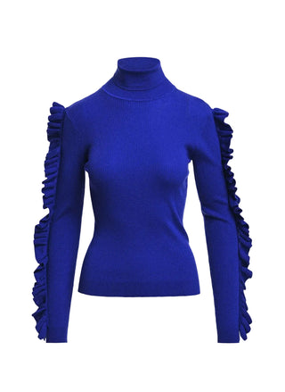 KITTY PULLOVER WITH FRILLS