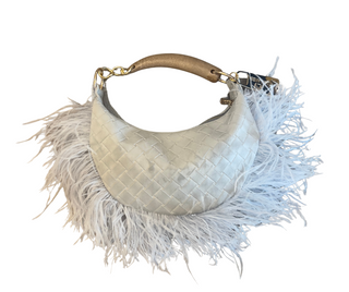 TIZZY FEATHER BAG