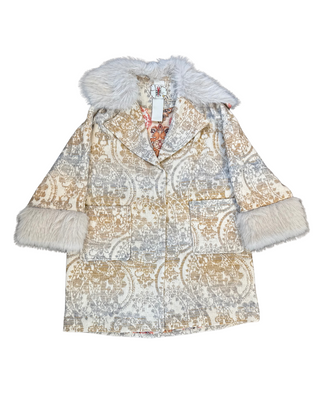 FUR COLLAR COAT
