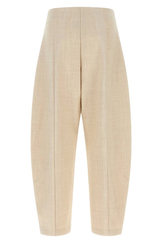 STRUCTURED WOOL BLEND TROUSER