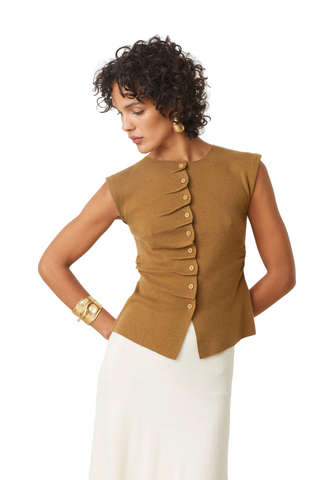 PAGNI BLOUSE CAMEL